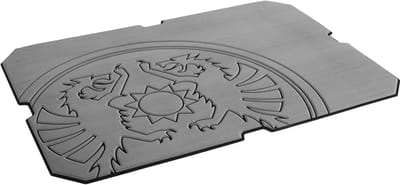 Zelfklevende Beschermlaag voor Koelbox KX50 Grijs met Drakenopdruk - Antislip & Krasbestendig