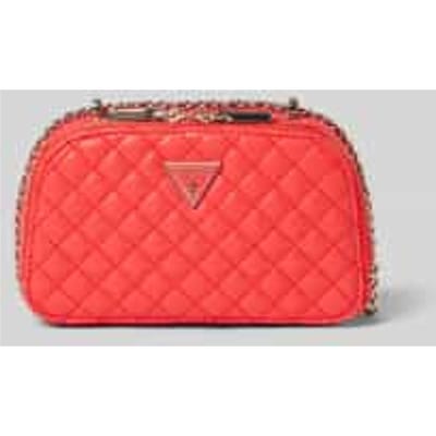 GUESS Schoudertas Eco Rianee Mini Convertible Shoulder Bag Coral Red Lichtrood