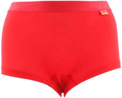 Boru Bamboo - Dames Boxer - Rood - S - Bamboe Ondergoed - Anti-Bacterieel - Ademend - Anti-Schuur - 2322