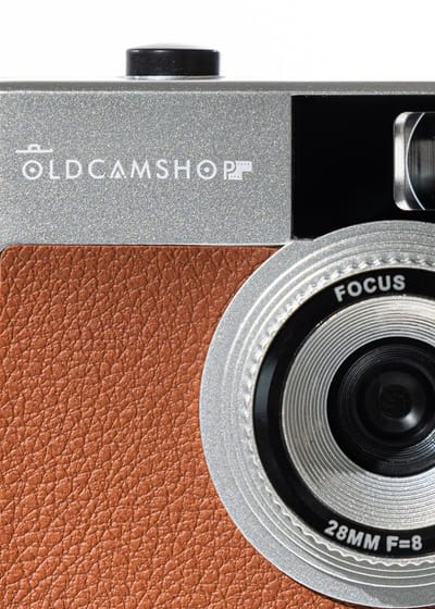 Herbruikbare Oldcamshop film camera (bruin)