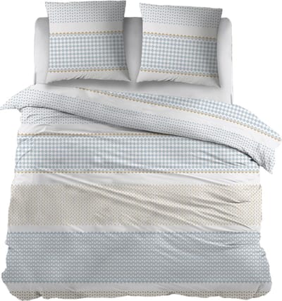 Snoozing Alicia Dekbedovertrek - Lits-jumeaux - 240x200/220 cm - Blauw