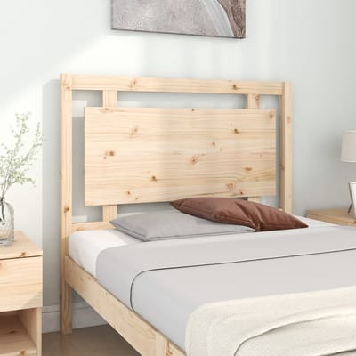 vidaXL - Hoofdbord - 105,5x4x100 - cm - massief - grenenhout