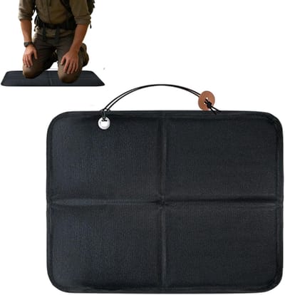 Tuin Kniemat - Kniebescherming Schuimkussen - Tuinieren Klussen - Waterdicht Oxford Stof - 30 x 23 x 3 cm - Zwart