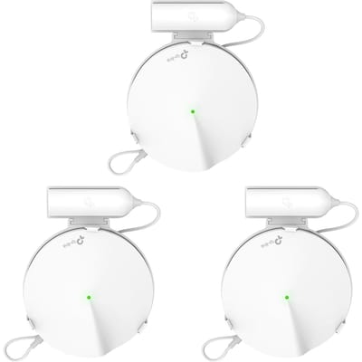 Muurbevestiging voor TP Link Deco M9 Plus Whole Home Mesh WiFi-systeem TPLink Deco M9 Plus Wifi-routerplank Kabelbeheerbeugel US Plug Version (3 Pack)