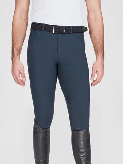 Equiline Rijbroek X-grip Willow Navy (002) - 48