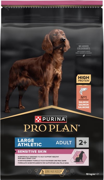 PURINA® PRO PLAN® Sensitive Skin Large Athletic Adult - Hondenvoer Droogvoer - Zalm - 10 kg