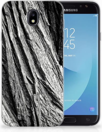TPU Hoesje voor Bumper Hoesje Samsung Galaxy J7 2017 | J7 Pro Boomschors Grijs