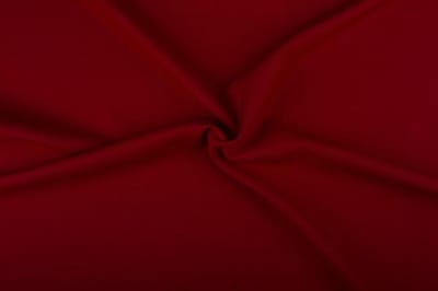 Texture/Polyester stof - Donkerrood - 25 meter