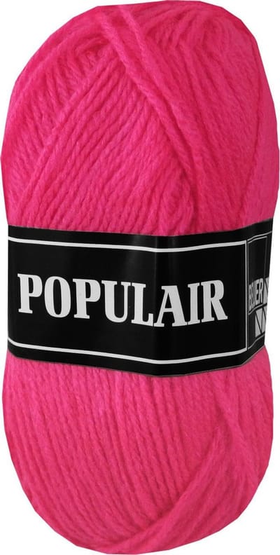 Beijer BV Populair acryl garen fel roze (75) - pendikte 3,5 a 4mm - set van 10 bollen van 50 gram - zacht haakgaren