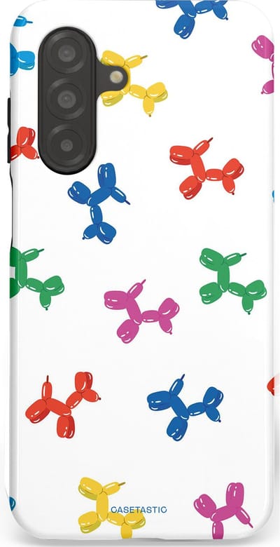 Casetastic Hoesje Geschikt voor Samsung A26 - Stijlvolle Beschermende Duo-layer Case - Ballonnen hondje
