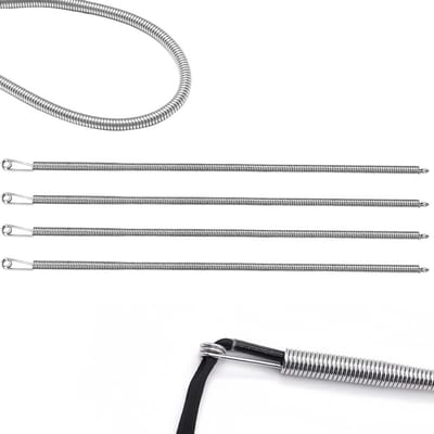 Complete Naaikit met 4 Basting Tools, Inclusief Veer en Flexibele Clip voor Koorddoorvoer, Multifunctionele Trekkoord Doorvoer voor Hoodies en Kledingstukken