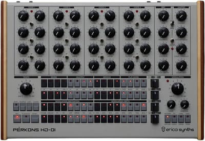 Erica Synths Perkons HD-01 Grey Limited Edition - Drumcomputer