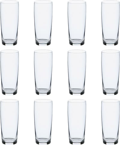 Mammoet - Budgetline - Bierglas - Fluitje - 12 stuks - 19 cl - Transparant glas