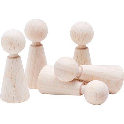 Figuur kegel, 5 stuks