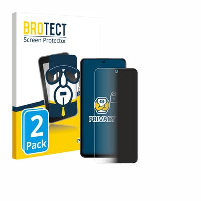 BROTECT - privacy screenprotector voor Honor 400 Smart 4G - Folie Beschermfolie Blauwlichtfilter 2 Stuks