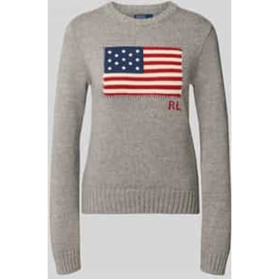 regular fit gebreide pullover van puur katoen