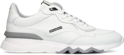 Floris Van Bommel Sfm-10136 Lage sneakers - Leren Sneaker - Heren - Wit - Maat 41⅓