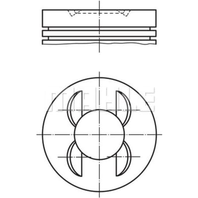 Zuiger MAHLE 002 51 02