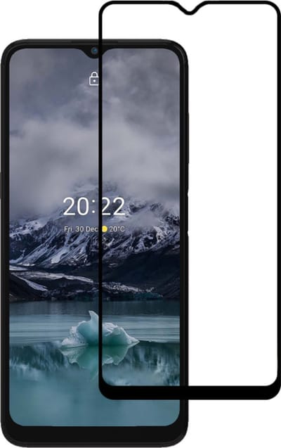 Smartphonica Screenprotector Geschikt voor Nokia G11 - Full Cover Tempered Glass - Gehard glas Geschikt voor Nokia G11 geschikt voor Nokia G11