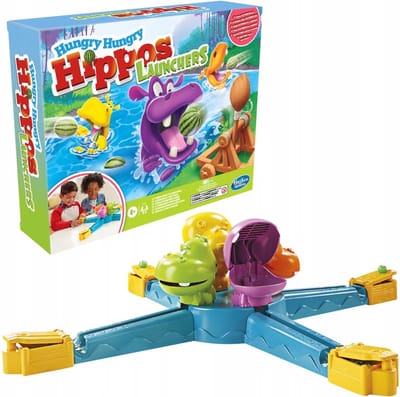 Hongerig arcadespel Hungry Hippos Launchers Hasbro arcadespel