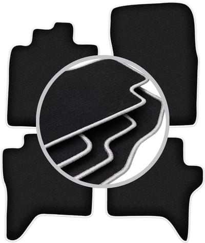 CARLUX-SILVER automatten voor: Mitsubishi Pajero IV lang (2006-2018)