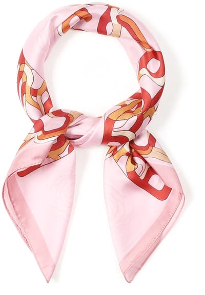 Klassieke Effen Sjaal met Zachte Textuur - Trendy Lichtgewicht Omslagdoek - 70cm x 70cm - Roze