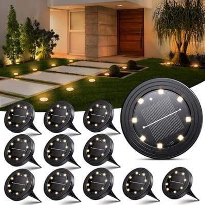 CLVP® Tuinverlichting op Zonne Energie - Solar Buitenlampen - Zwart
