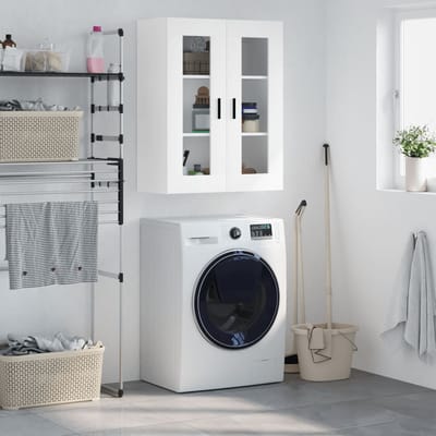 vidaXL - Bovenkast - 69,5x34x90 - cm - wit