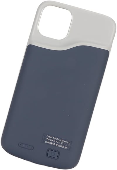 Dailygoody - Batterijhoes - Oplaadbare Hoes - Slanke Bescherming - Blauw - 6000 mAh - Volledige Bescherming - Geschikt voor IOS-telefoon 11 Pro M