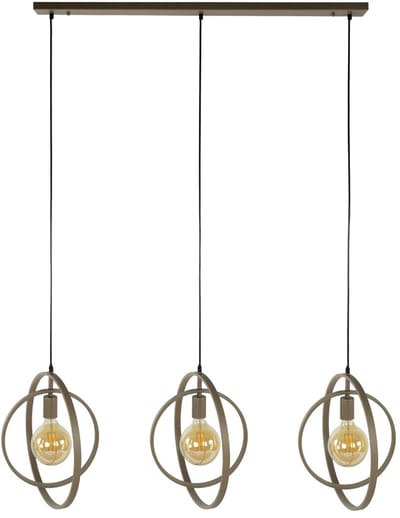 AnLi Style Hanglamp Turn Around 3L Beige