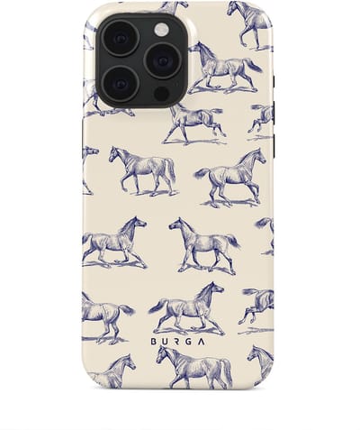 BURGA Telefoonhoesje voor iPhone 15 PRO MAX - Schokbestendige Hardcase Hoesje - Derby Race