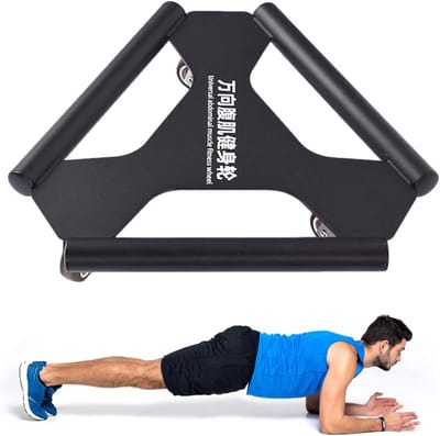 Buikspierrol - Core trainer - Krachttraining thuis - Driehoekig ontwerp - Slijtvast