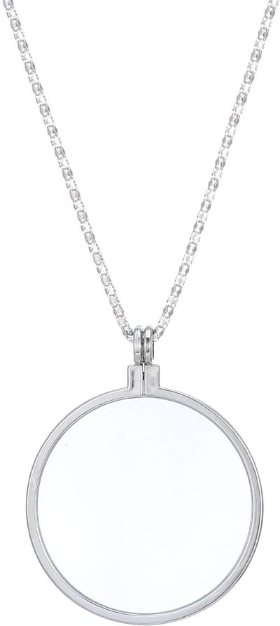 Dailygoods- Vergrootglas 5X met Ketting - Vergrootglas voor Volwassenen - Vergrootglas met Glazen Lens - Doordacht Cadeau - 90 cm Ketting - Geschikt voor Lezen en Ambachten - Monocle
