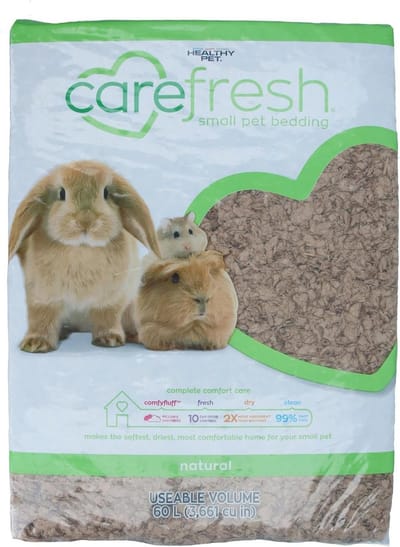 Huisdier Bodembedekking - Kooi Strooisel - Kleine Dieren - 99% Stofvrij - 60L Vulling - Natuurlijk