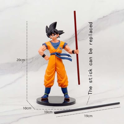 Vendu Figurine Anime Dragon Ball Son Goku Super Saiyan 22cm Figurine d'Action Goku DBZ Modèle Cadeaux Figurines de Collection white