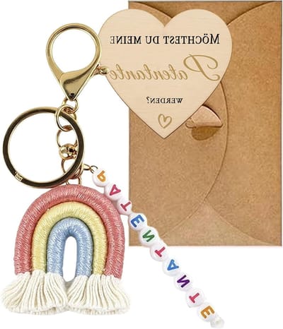 Word Patenoot met deze Gift Set - Sleutelhanger en Kaart voor Doop of Bevestiging