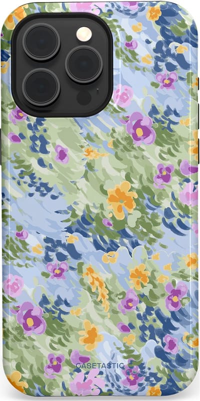 Casetastic Hoesje Geschikt voor Apple iPhone 15 Pro Max Magsafe - Stijlvolle Beschermende Duo-layer Case - Vijver briesje