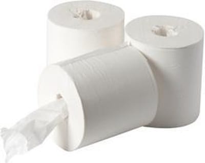 Poetspapier midi rollen cellulose 1 laags 20cm x 270 meter - kokerloos