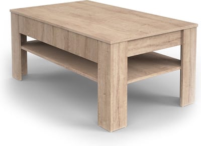 Vicco Milan Salontafel – 92.2 x 65 cm Sonoma