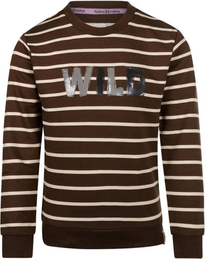 Koko Noko-Boys Sweater ls-Dark brown