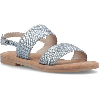 Hush Puppies Helene Sandalen Leer Dames Blauw Standaard Sandalen