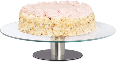 YOR® Serveertoren - Etagere - Tapasplank - Transparant - 30cm x 30cm x 1cm