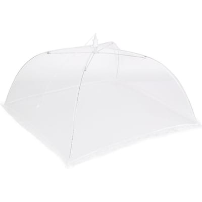 2 Stuks Huishoudelijke Voedselparaplu Opvouwbare Voedsel Maaltijd Bewaring Mesh Afdekking Tent KeukenaccessoireMesh