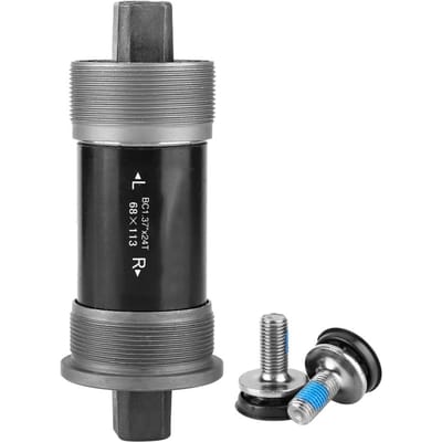 Fiets Trapas Vierkante As Fiets Onderdelen voor Vierkante Conische As Crank(68x113mm) gray