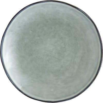 Dutch Rose Organic Borden - Dinerborden - Ø 26,5cm - Stoneware Handgemaakt - Blauw