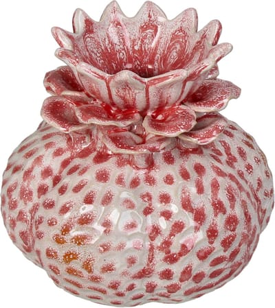 HD Collection Vaas stoneware Roze 17,5x17,5x15,5cm