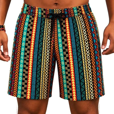 Zwembroek Afrika - Heren - Steekzakken - Zomer - Kleur
