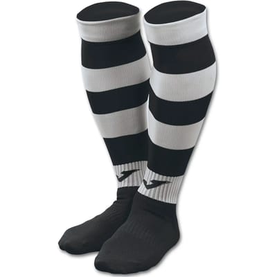 Joma Zebra II Voetbalkousen - Wit / Zwart | Maat: 28-33