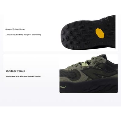 New Balance Hierro V8 Comfortabel Veelzijdig Duurzaam Laag Uitgesneden Hardloopschoenen Heren sneaker Legergroen UHIERAC 45 gray
