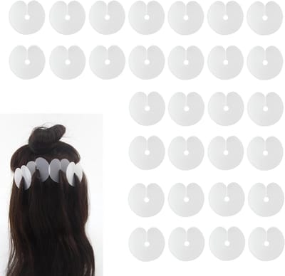 30 Stuks Keratine Haarverlenging Sjablonen voor Bescherming en U-Vormige Verbindingen van Haarextensions